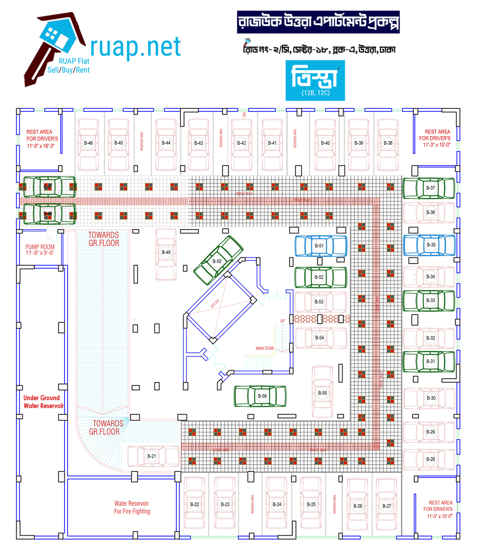 Basement-Floor-Plan-Building-12-তিস্তা